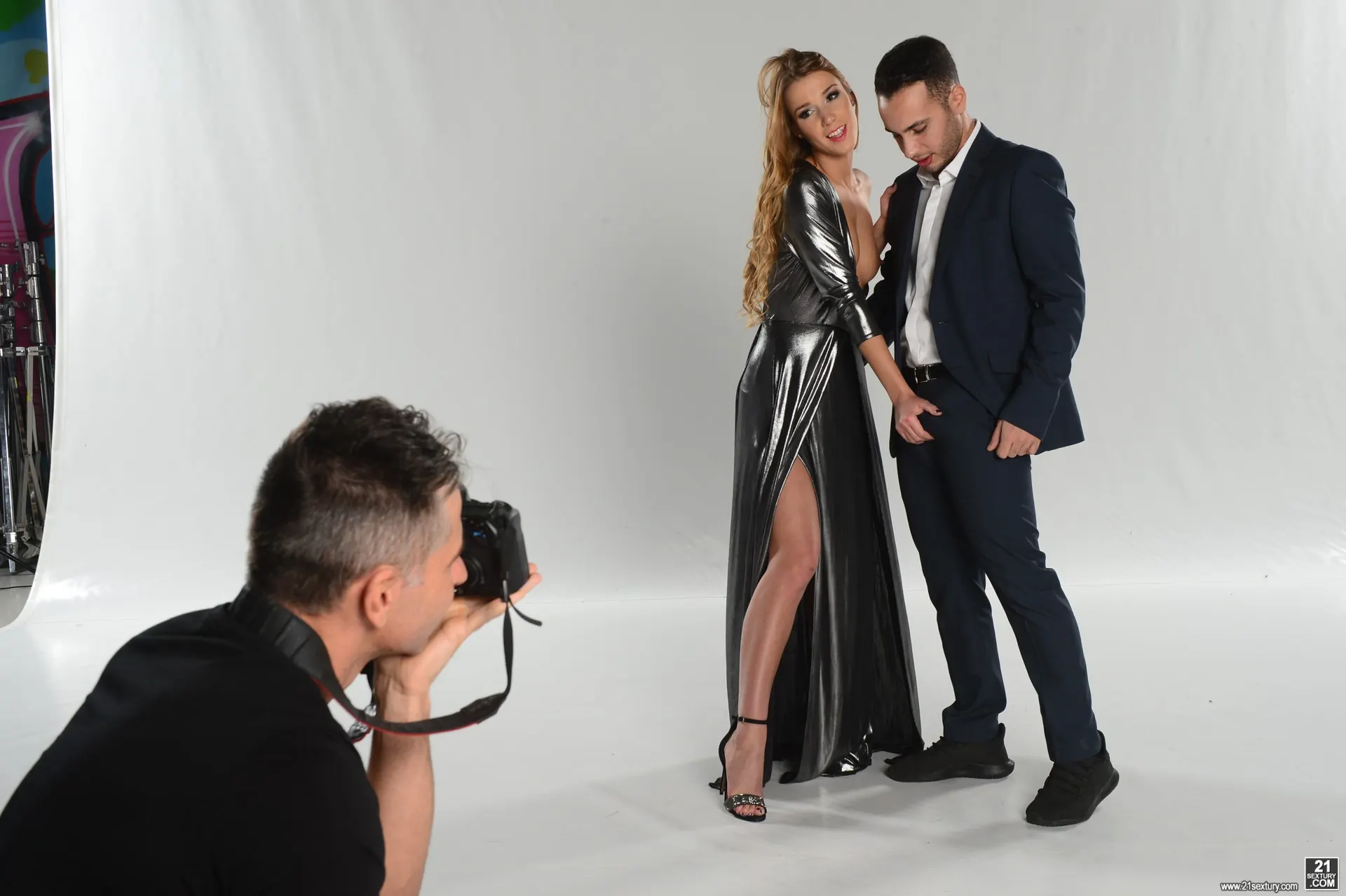21Sextury 'Threesome Modeling' starring Alexis Crystal (Photo 30)