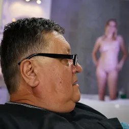 Kiki Cyrus in '21Sextury' A Hot Shower and An Old Man (Thumbnail 36)