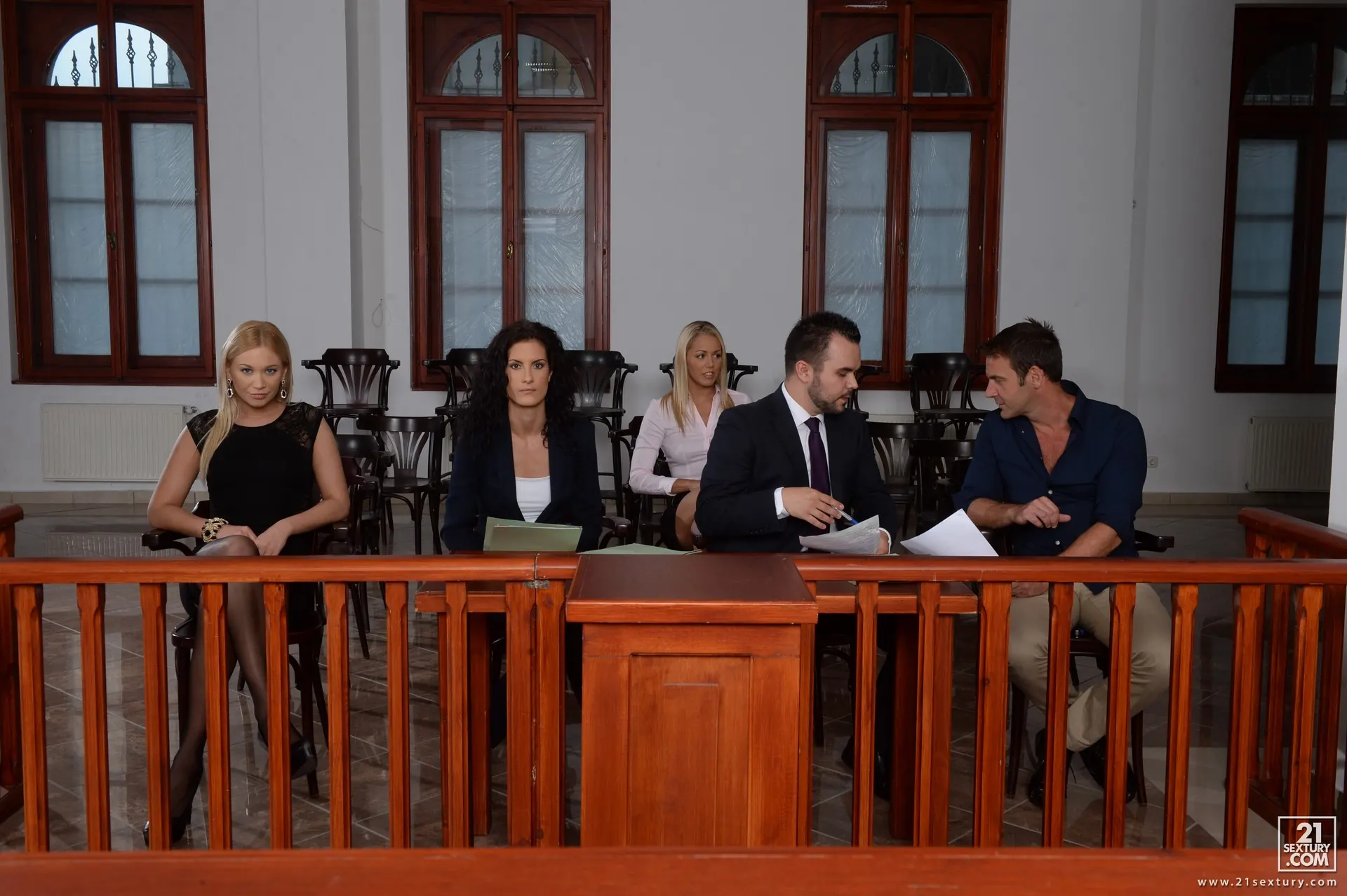 21Sextury 'Dynamic Duo... Trio! - Part 1' starring Leanna Sweet (Photo 1)